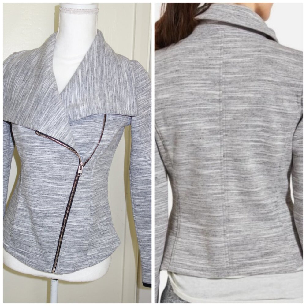 Athleta City Limits Jacket Gray Heather - size XS